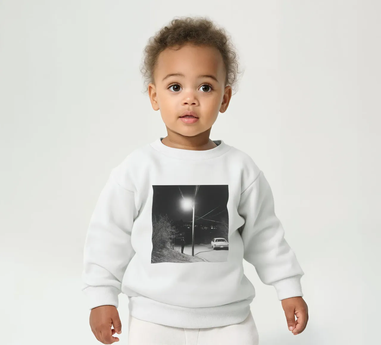 Notte d'inverno felpa neonato da Black & White