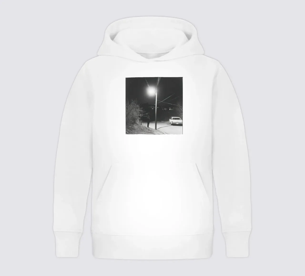 Notte d'inverno felpa bambino con cappuccio da Black & White