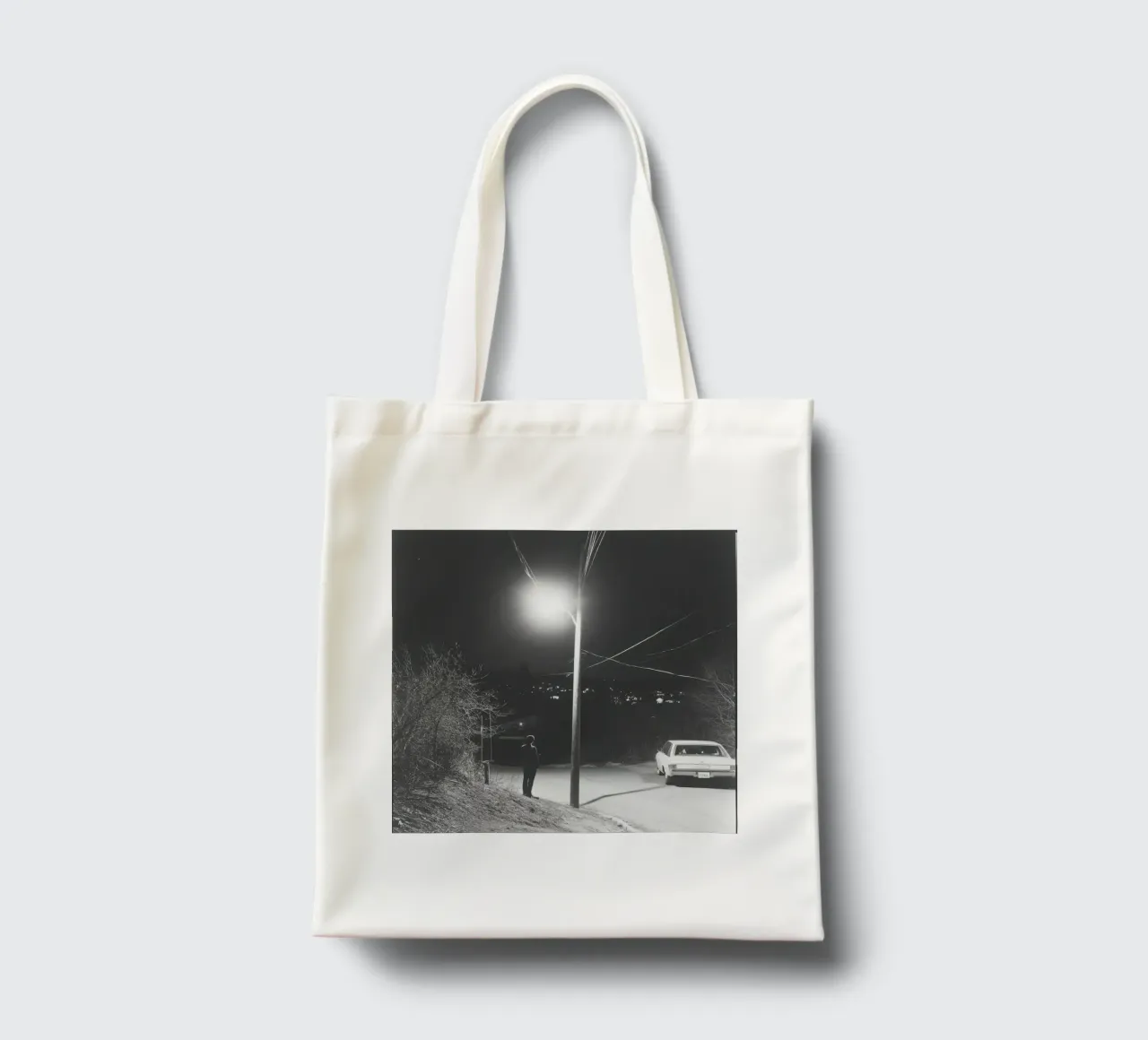 Notte d'inverno borsa in juta da Black & White
