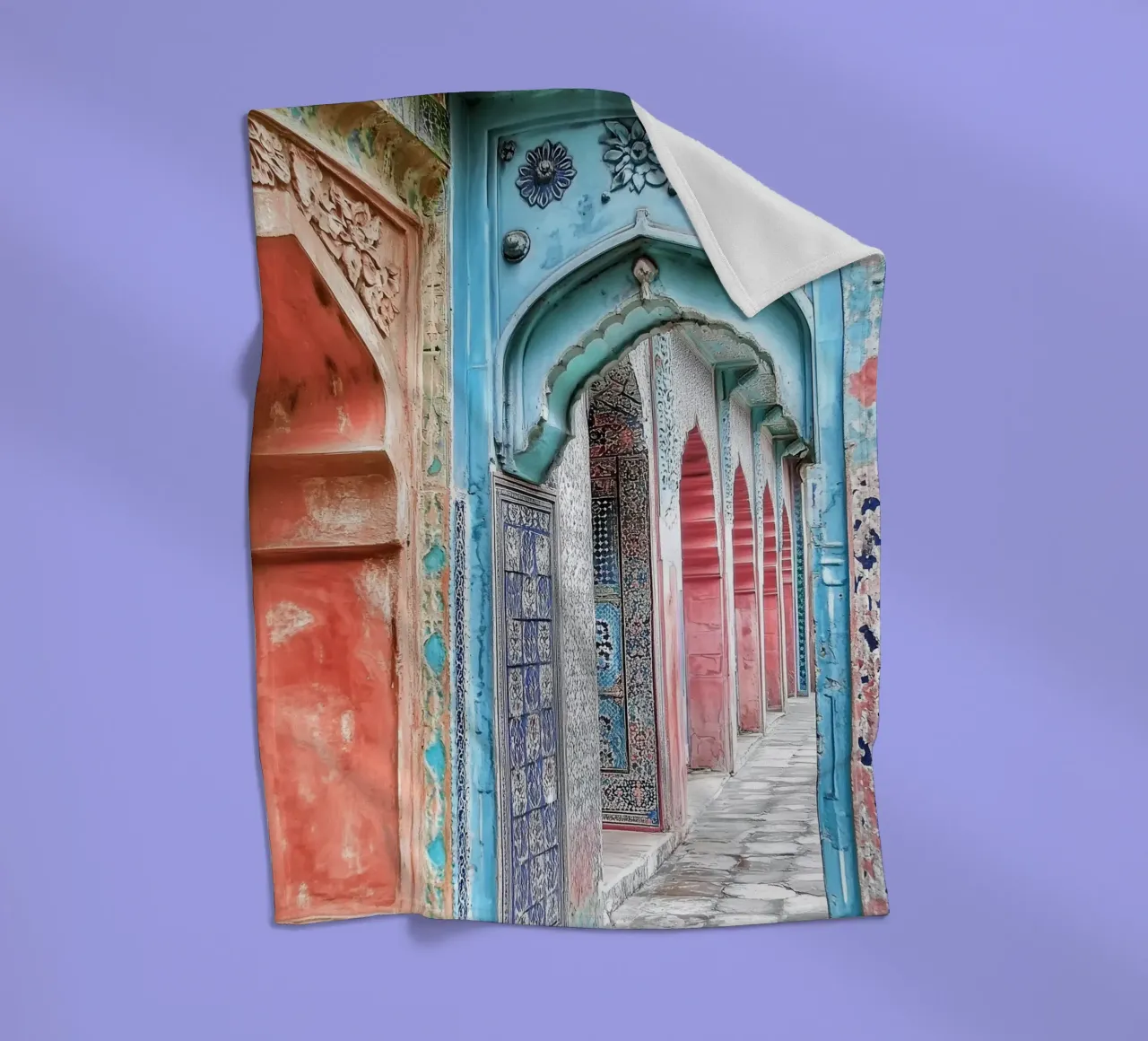 Archi Architettura araba - Collezione Marrakech coperta in pile da Conde Arte