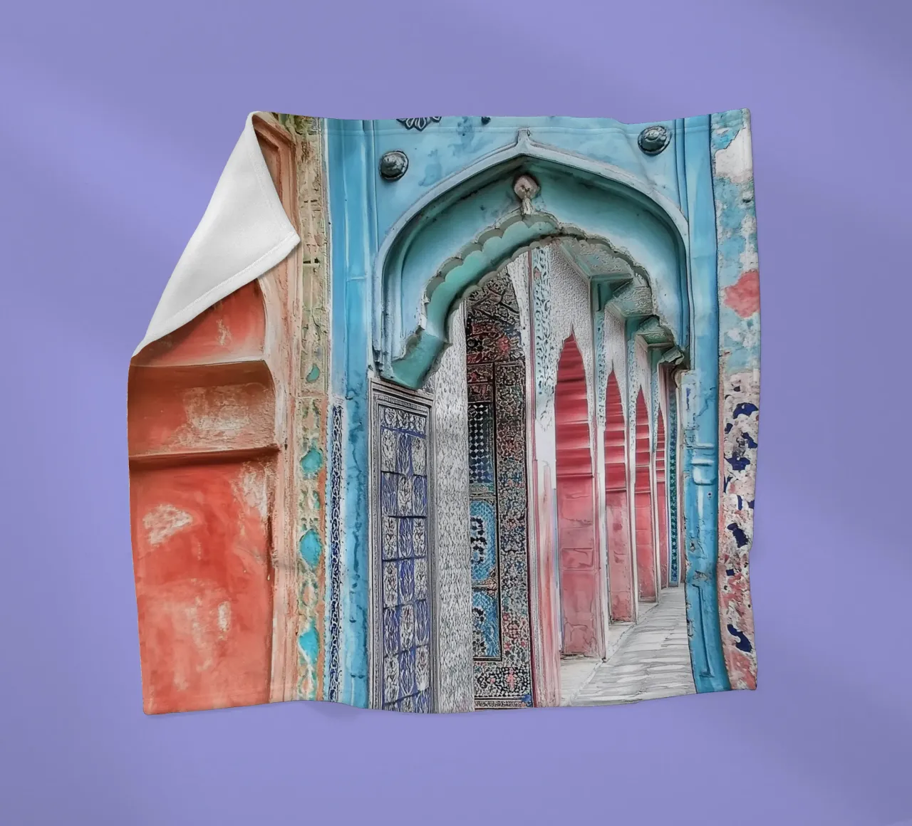 Archi Architettura araba - Collezione Marrakech coperta in pile da Conde Arte