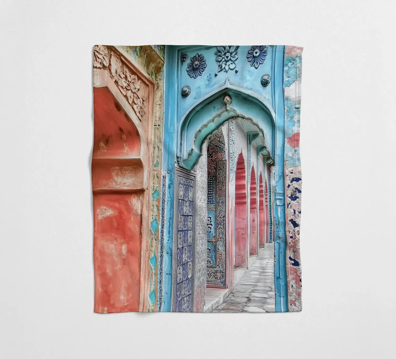 Archi Architettura araba - Collezione Marrakech coperta in pile da Conde Arte