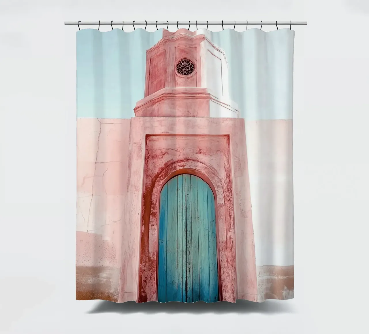 Piccola moschea nel deserto - Collezione Marrakesh tenda da doccia da Conde Arte