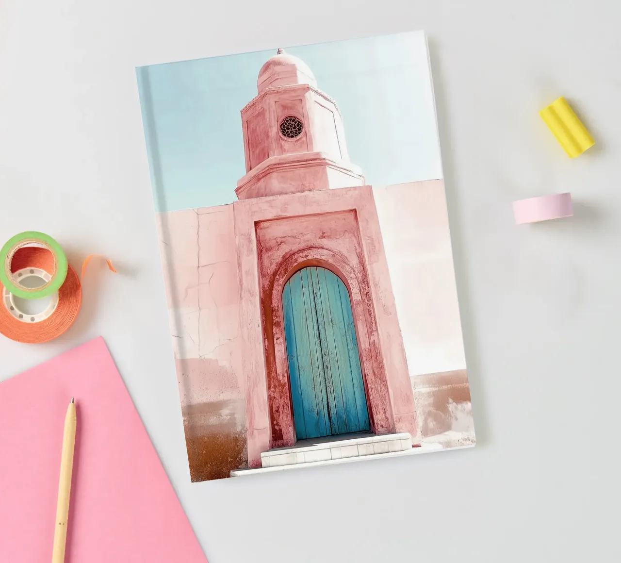 Small mosque in the desert - Marrakesh Collection notebook by Conde Arte