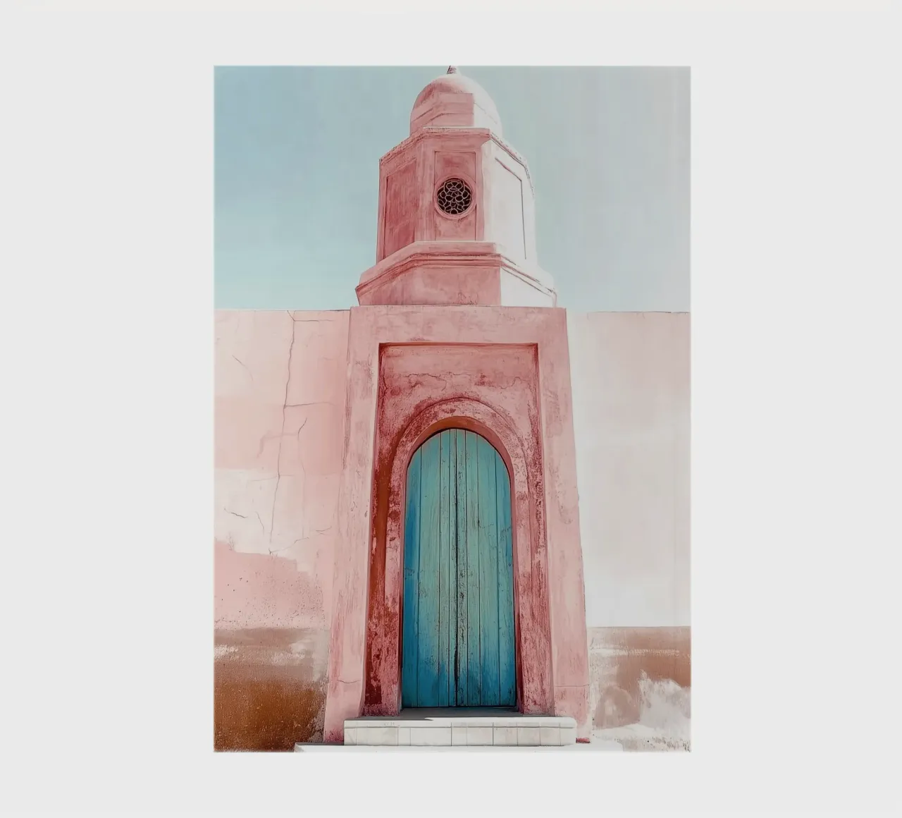 Small mosque in the desert - Marrakesh Collection notebook by Conde Arte