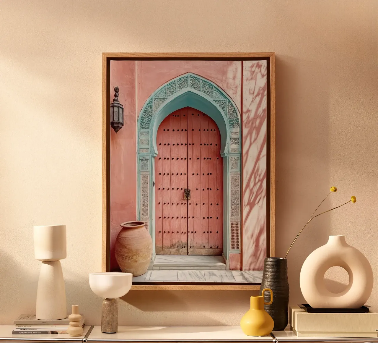 Arab architecture door and arch - Marrakesh Collection canvas by Conde Arte