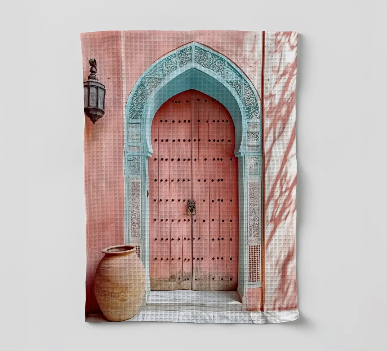 Porte et arc d'architecture arabe - Collection Marrakech torchon de Conde Arte
