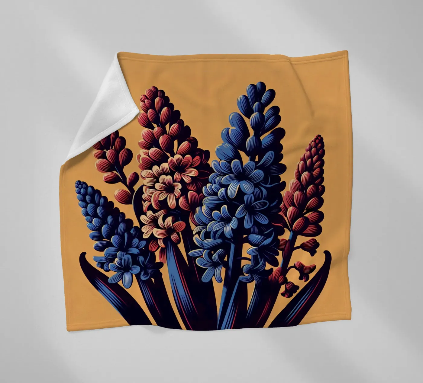 Hyacint fleecedeken van Digital Naive