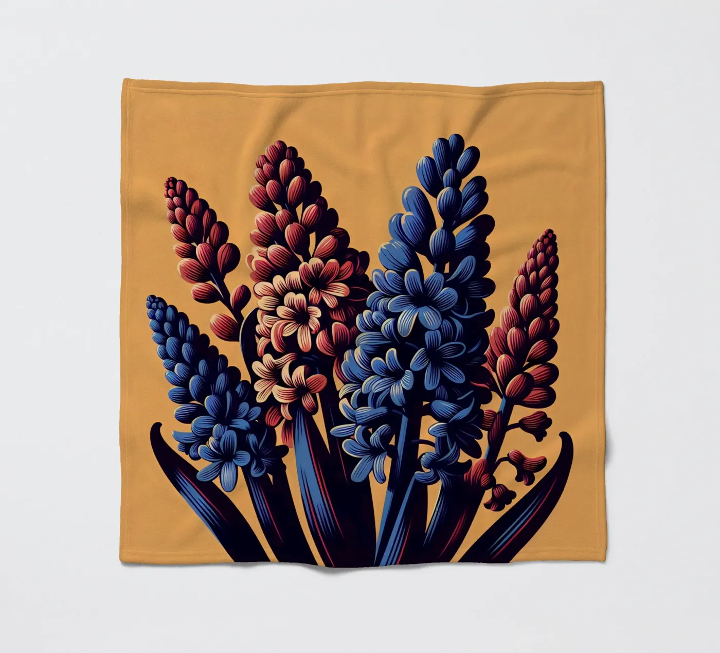 Hyacint fleecedeken van Digital Naive