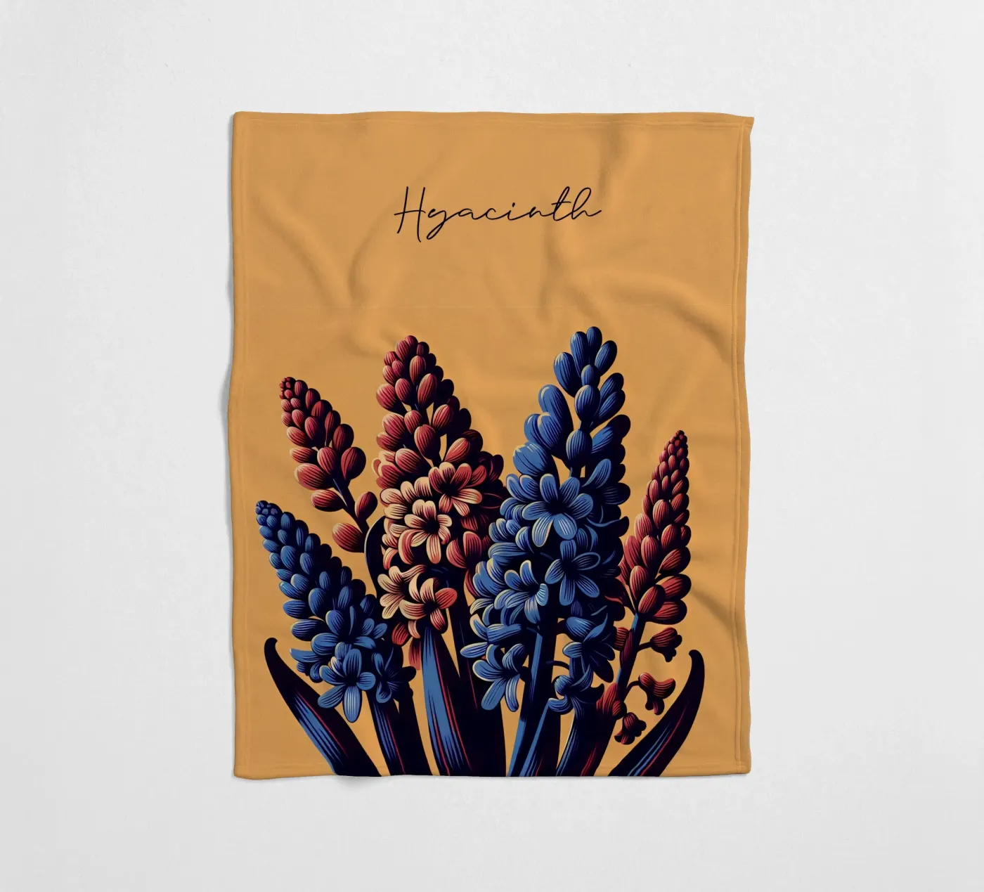 Hyacint fleecedeken van Digital Naive