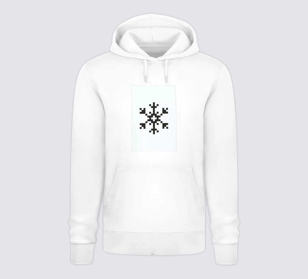 Black Snowflake 2 felpa con cappuccio da Studio One