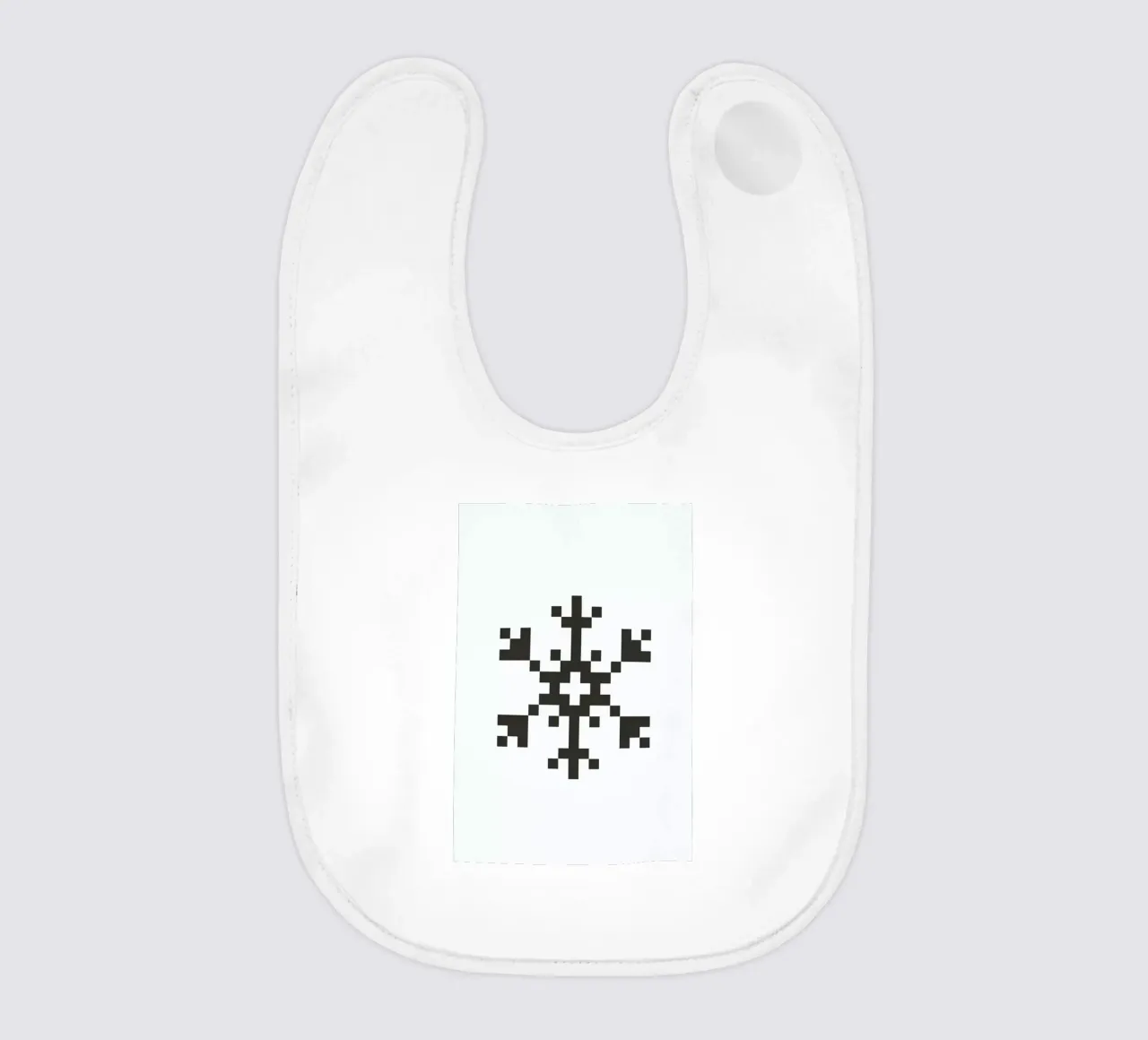 Black Snowflake 2 babero de Studio One