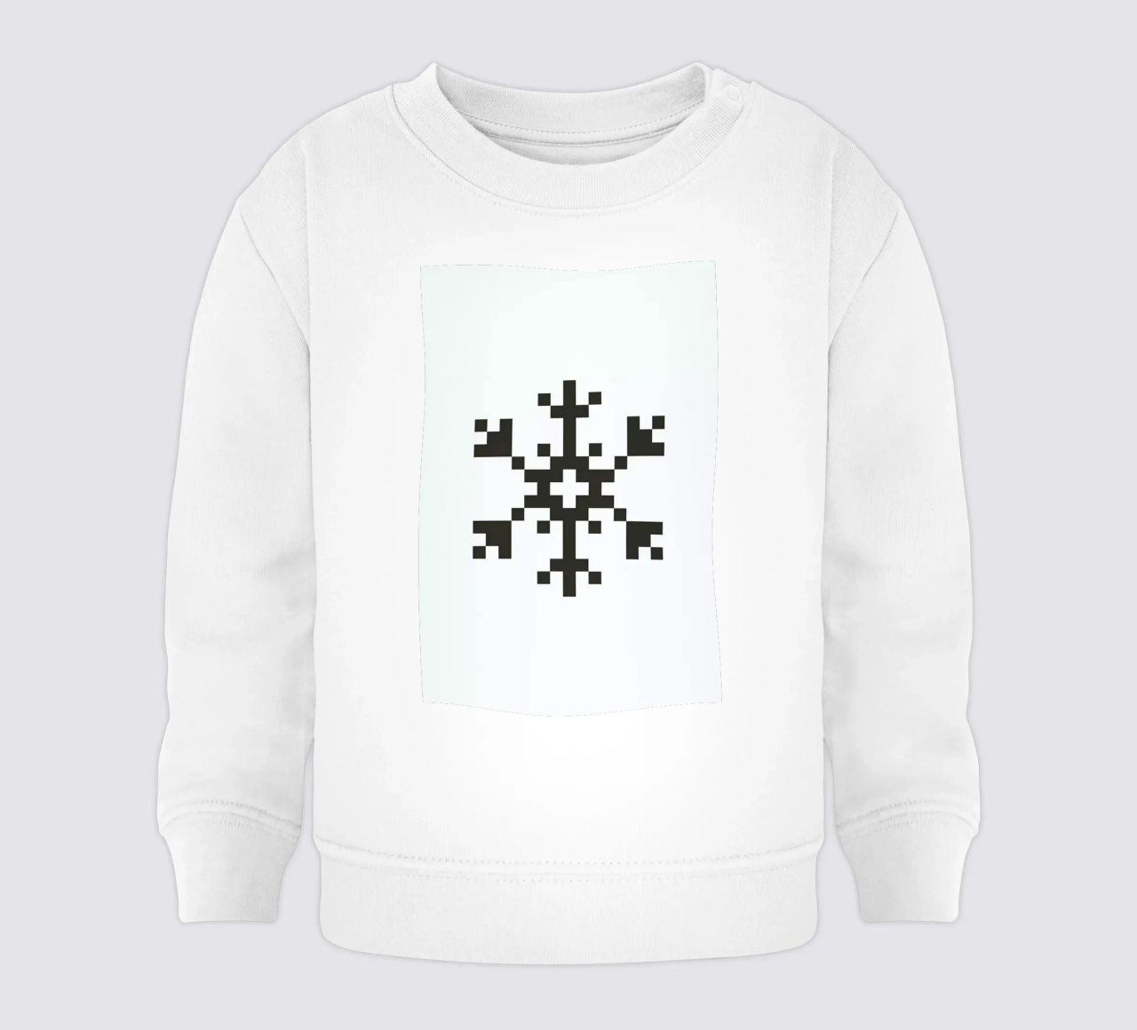 Black Snowflake 2 felpa neonato da Studio One