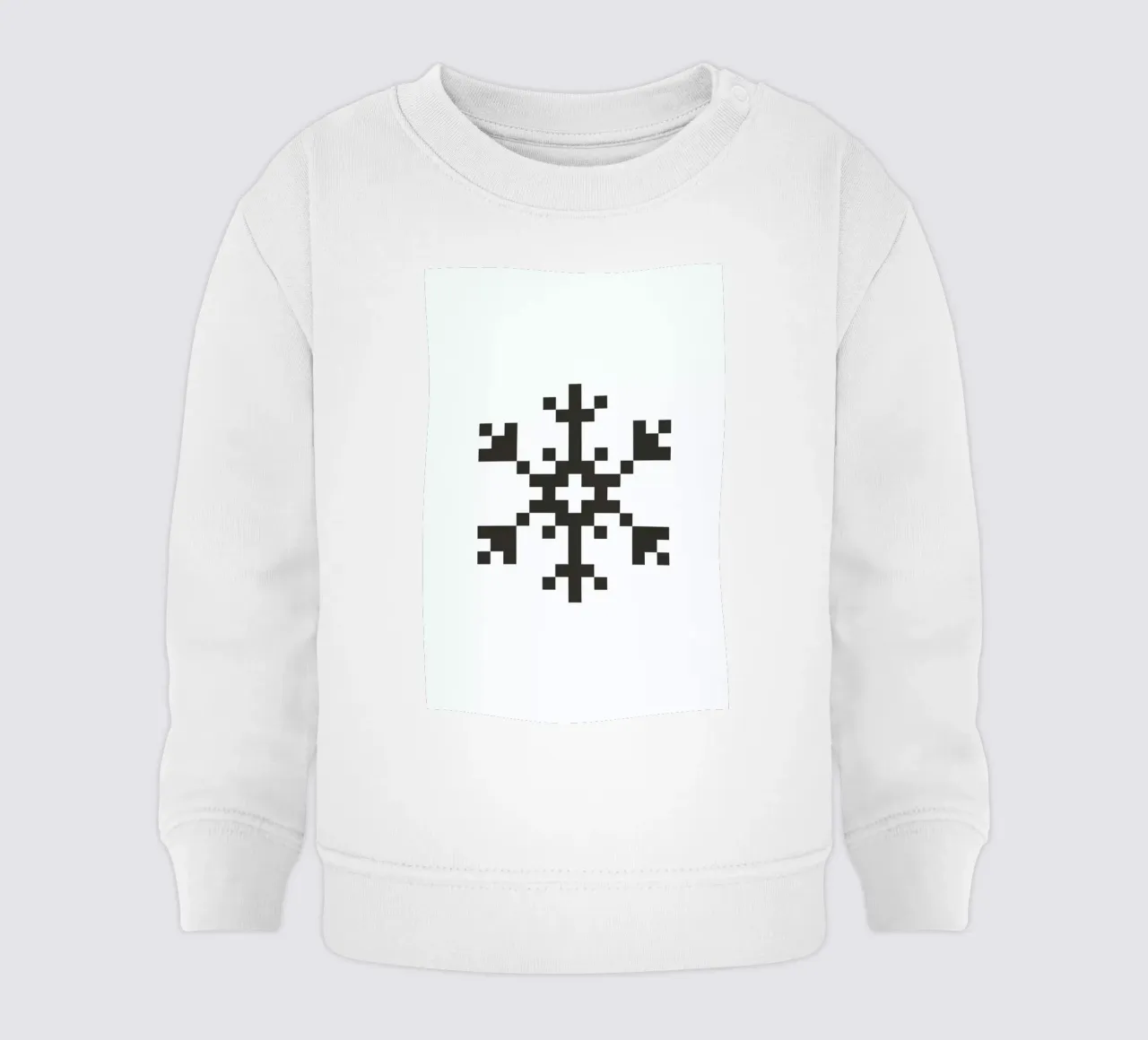 Black Snowflake 2 felpa neonato da Studio One