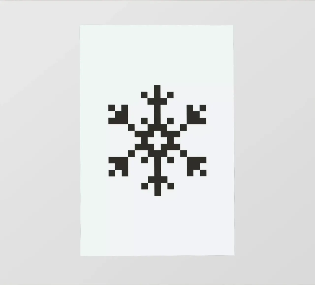 Black Snowflake 2 pellicola backlit da Studio One