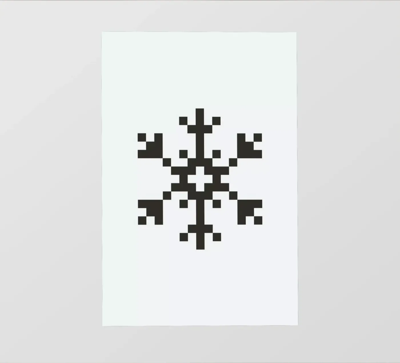 Black Snowflake 2 pellicola backlit da Studio One