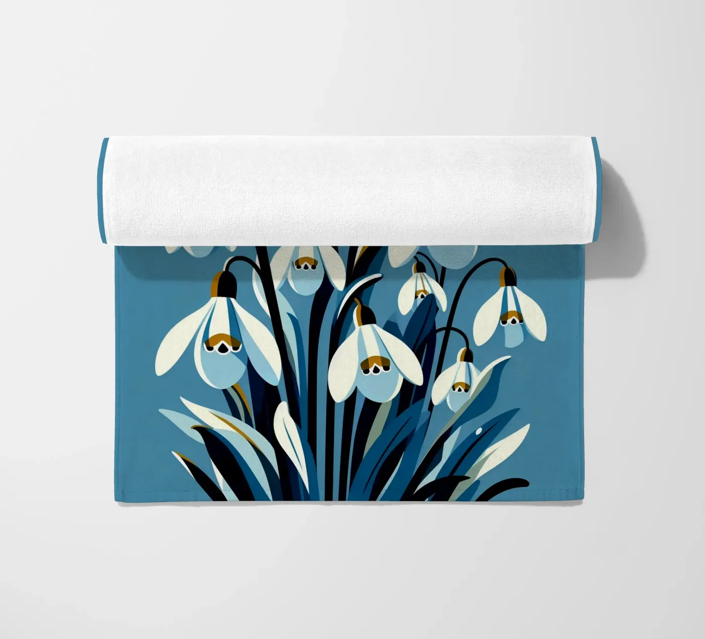 Snowdrops strandhanddoek van Digital Naive