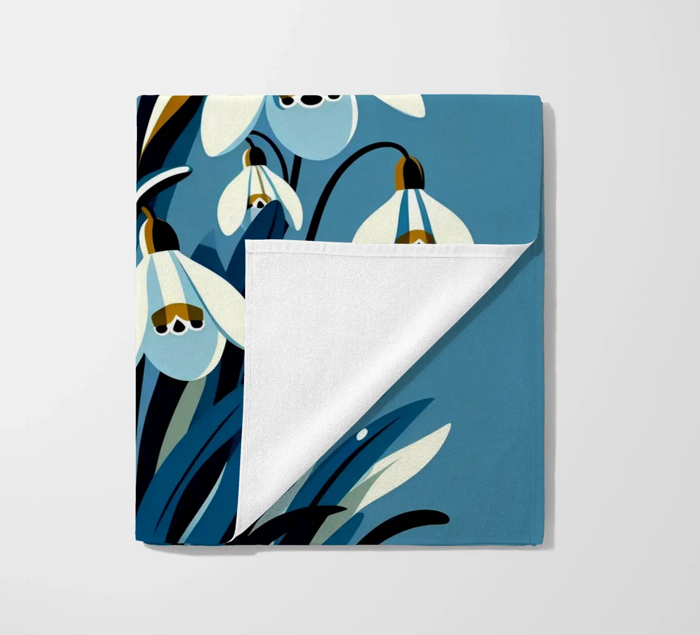 Snowdrops strandhanddoek van Digital Naive
