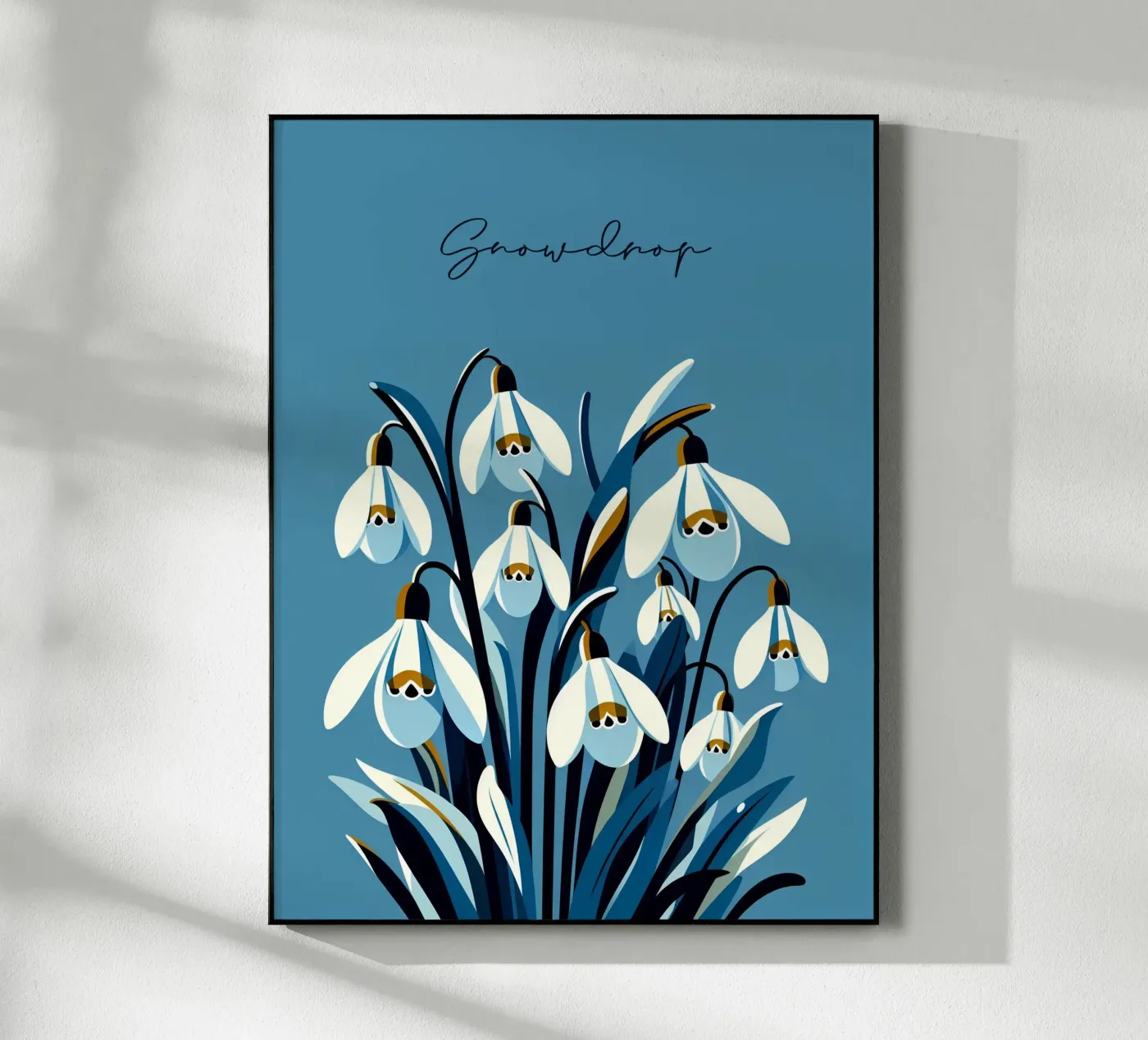Snowdrops plexiglas de Digital Naive