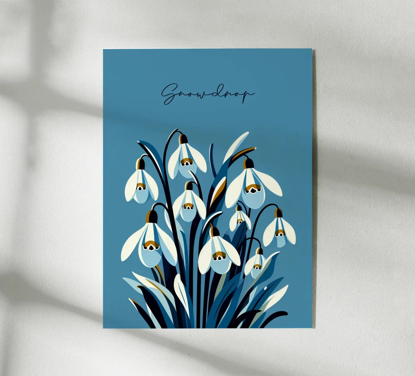 Snowdrops plexiglas de Digital Naive