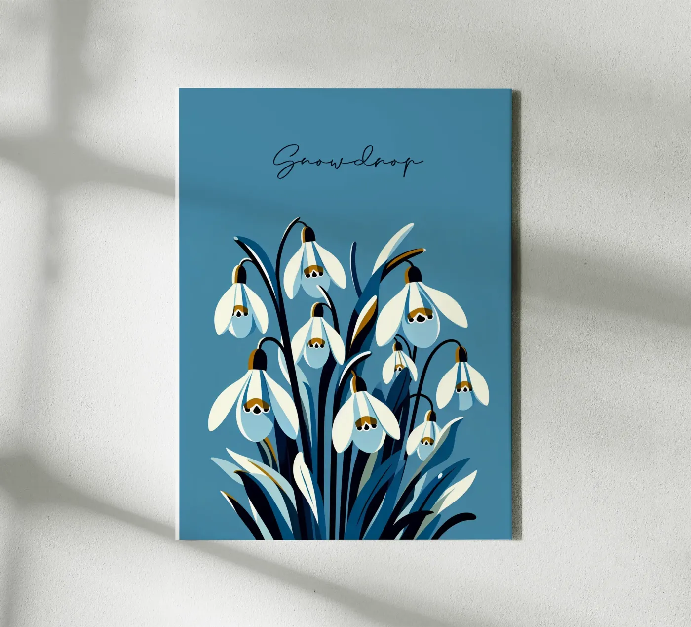 Snowdrops tela da Digital Naive