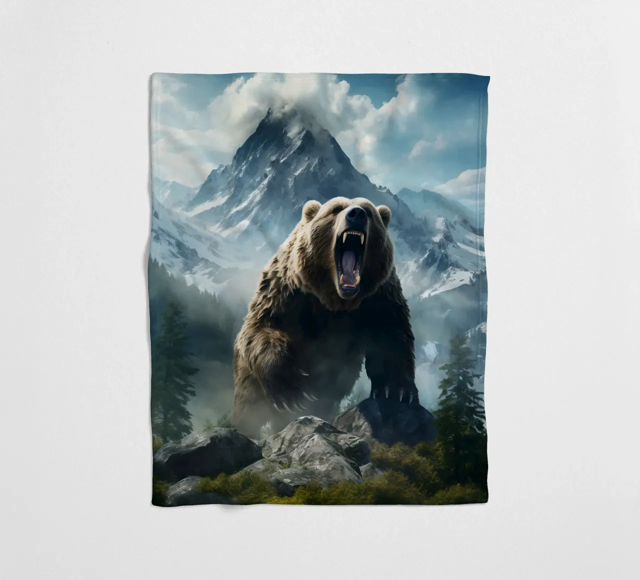 Bear Mountains 2 coperta in pile da Mateo