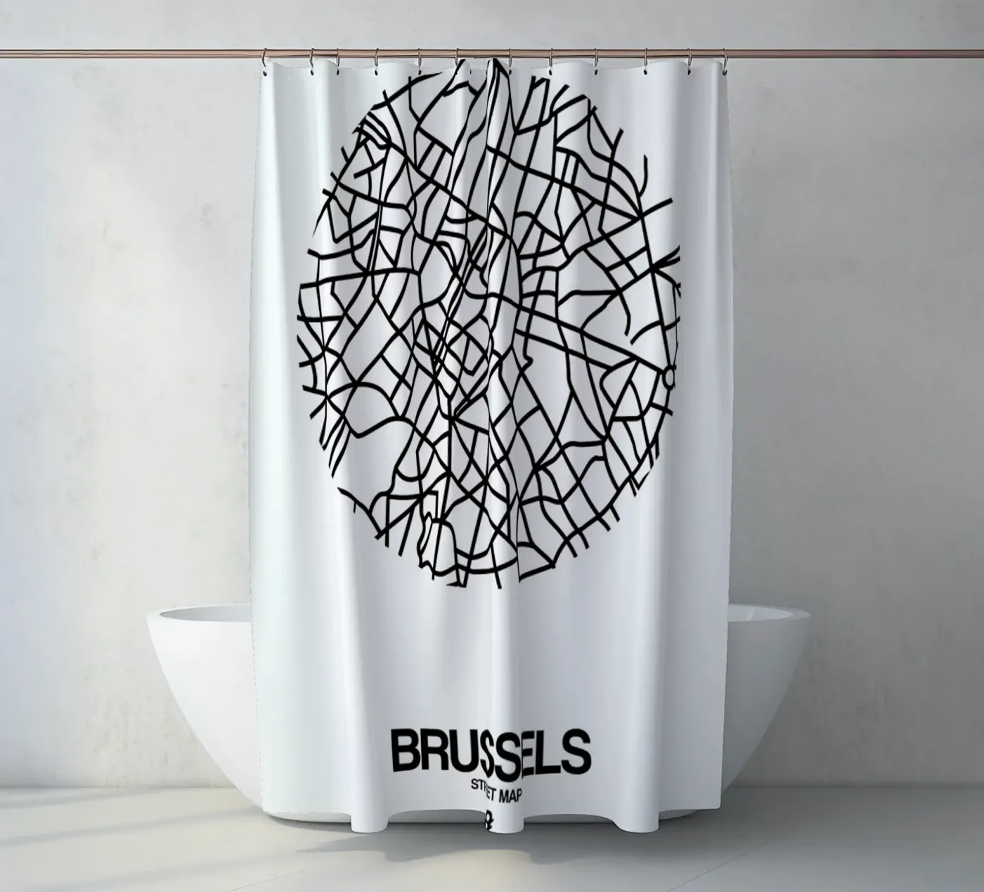 Brussels Duschvorhang von Naxart
