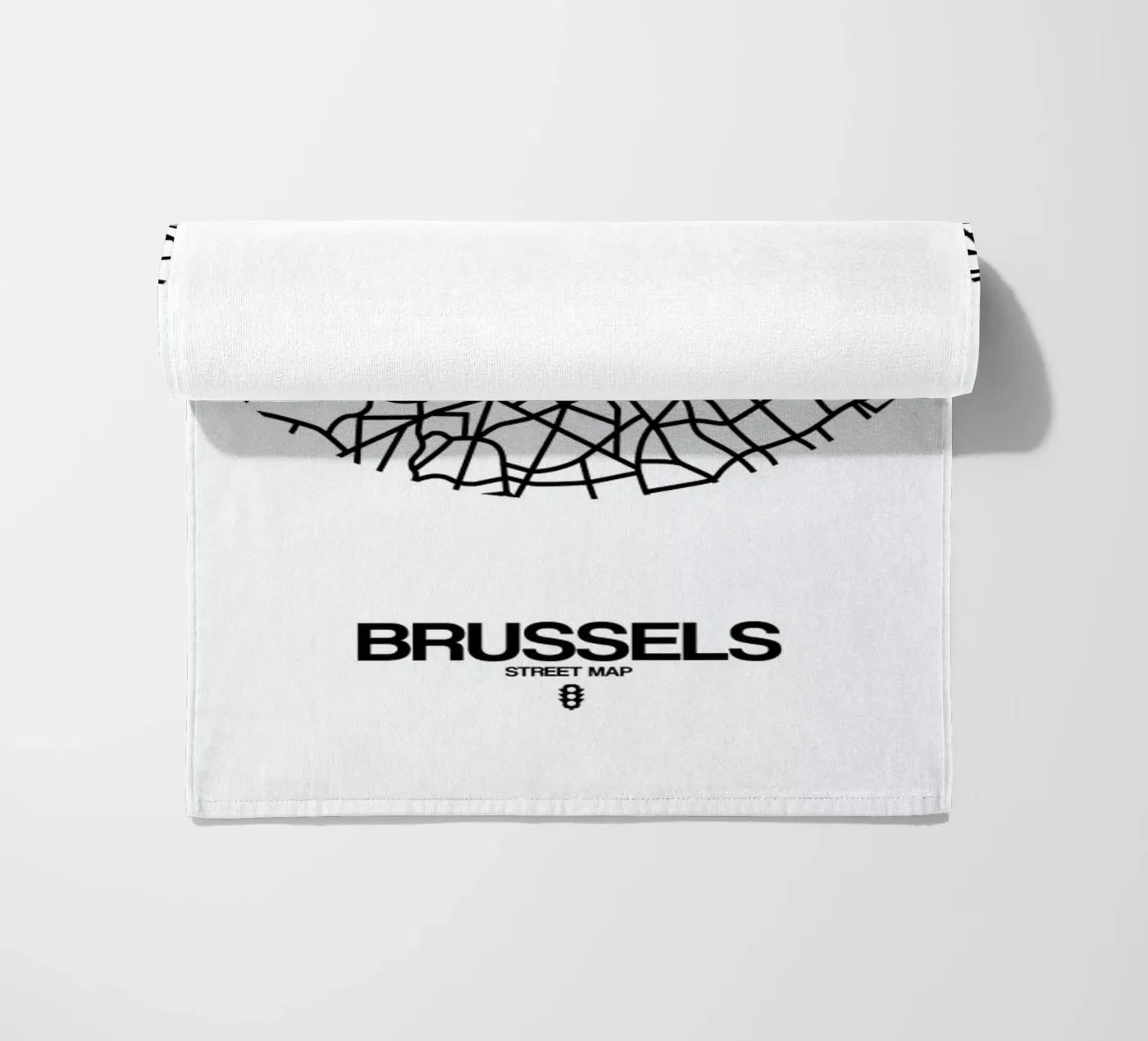 Brussels beach towel by Naxart