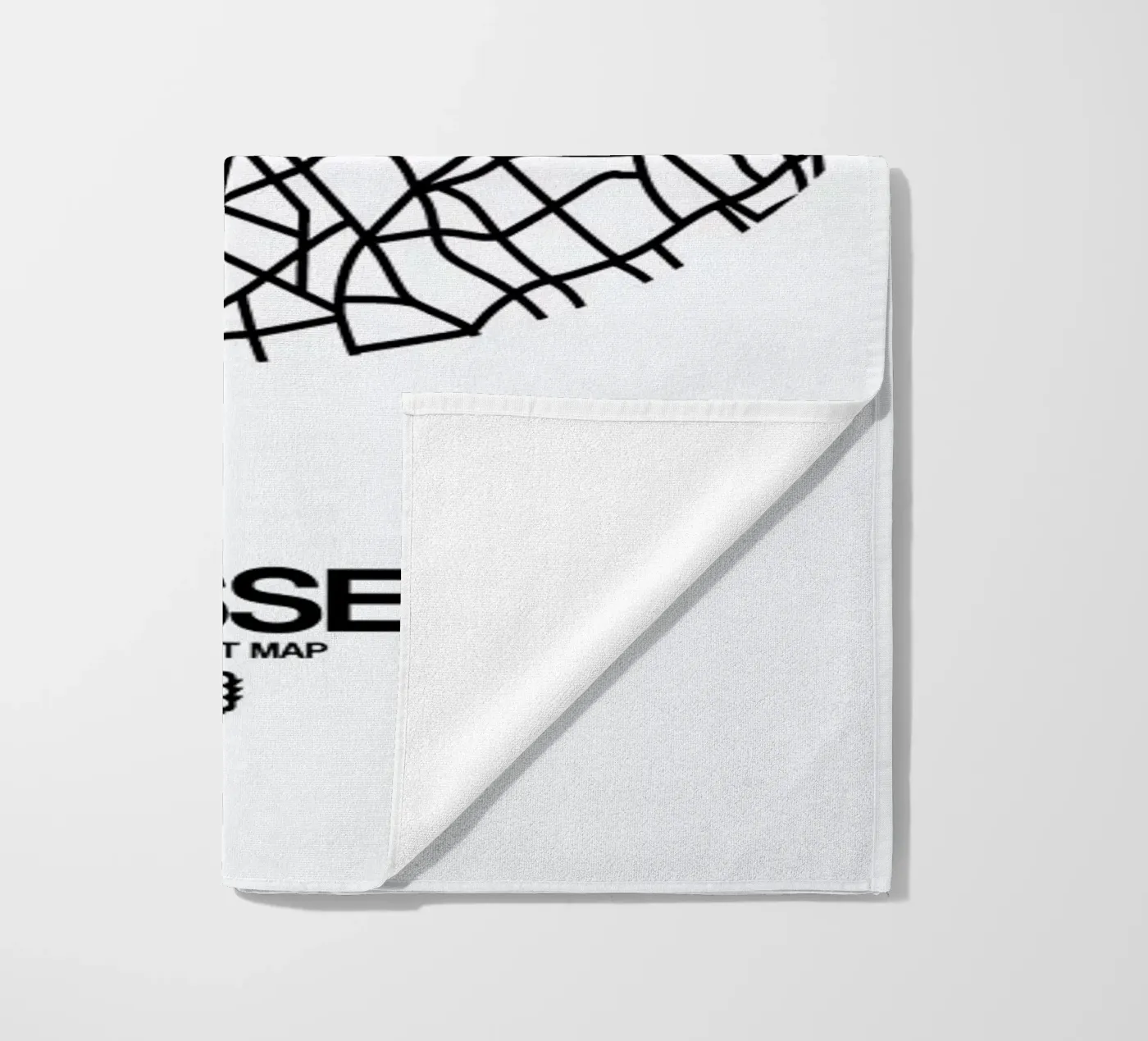 Brussels beach towel by Naxart