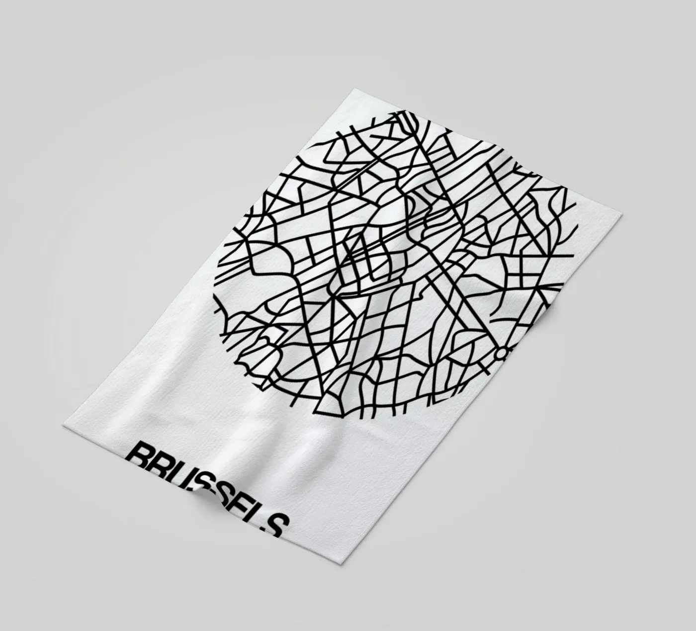 Brussels beach towel by Naxart