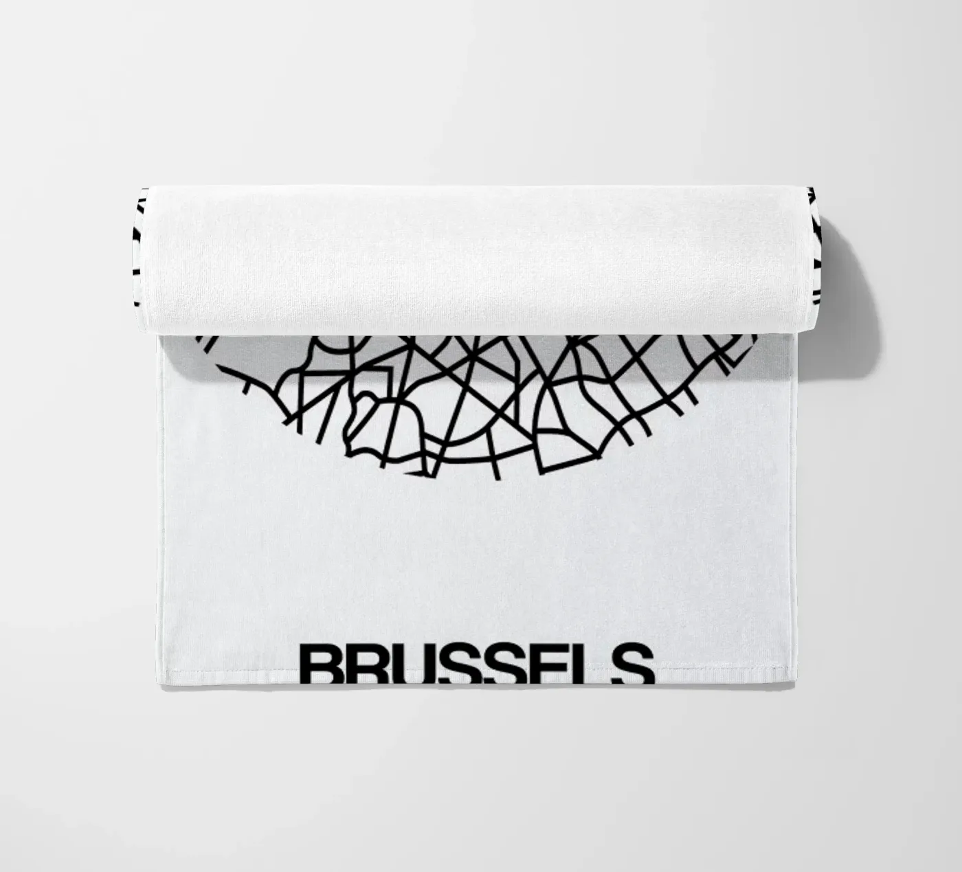 Brussels beach towel by Naxart