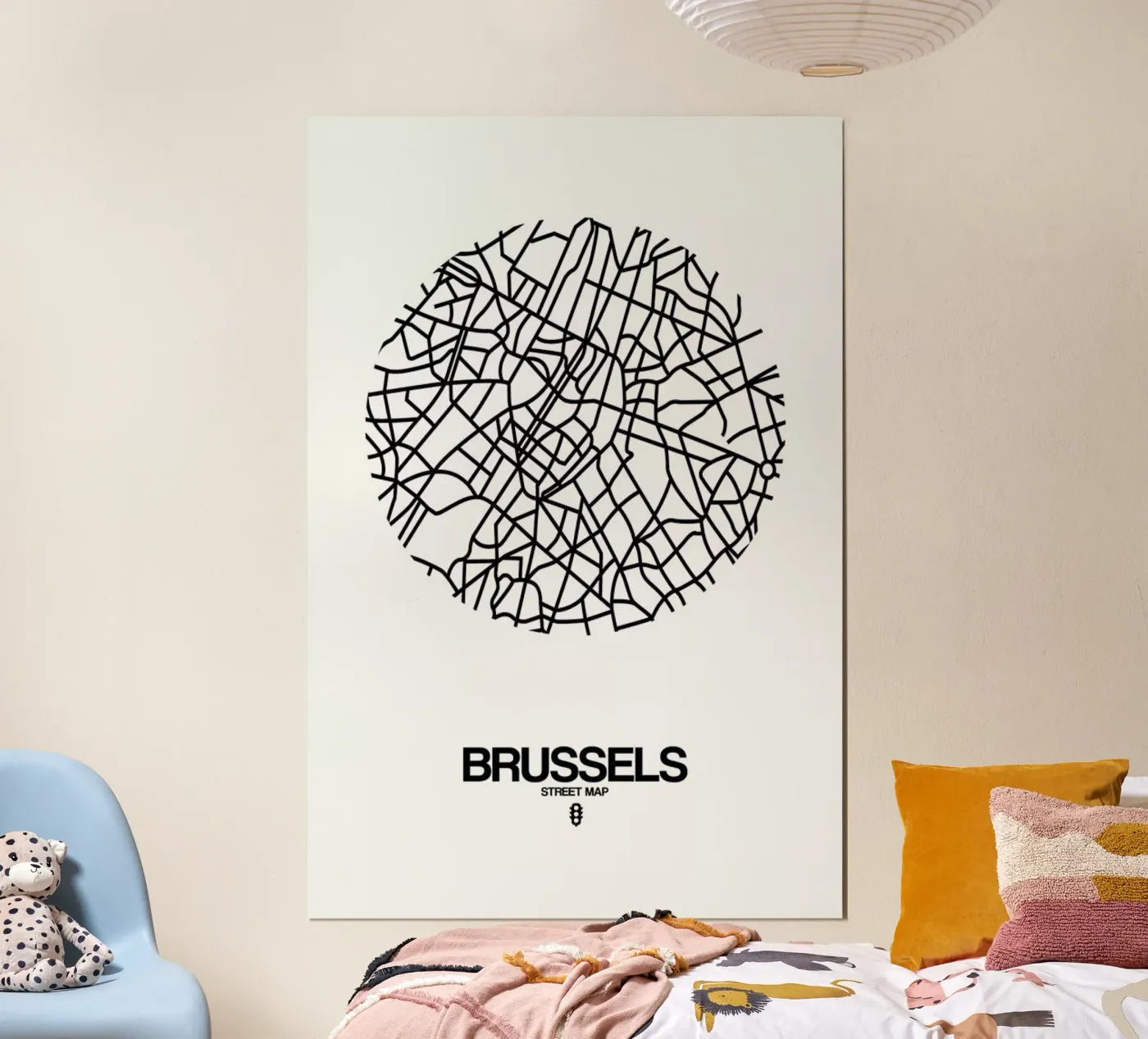 Brussels Poster von Naxart