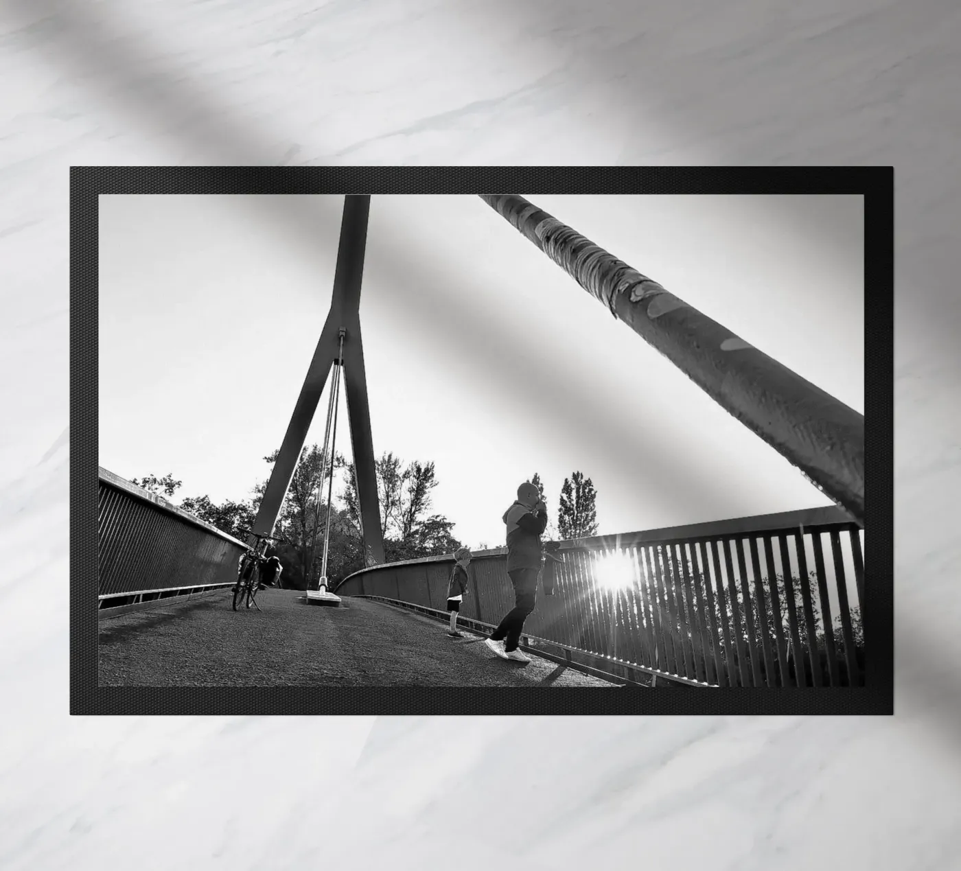 Sunset Brigde paillasson de Soulshots