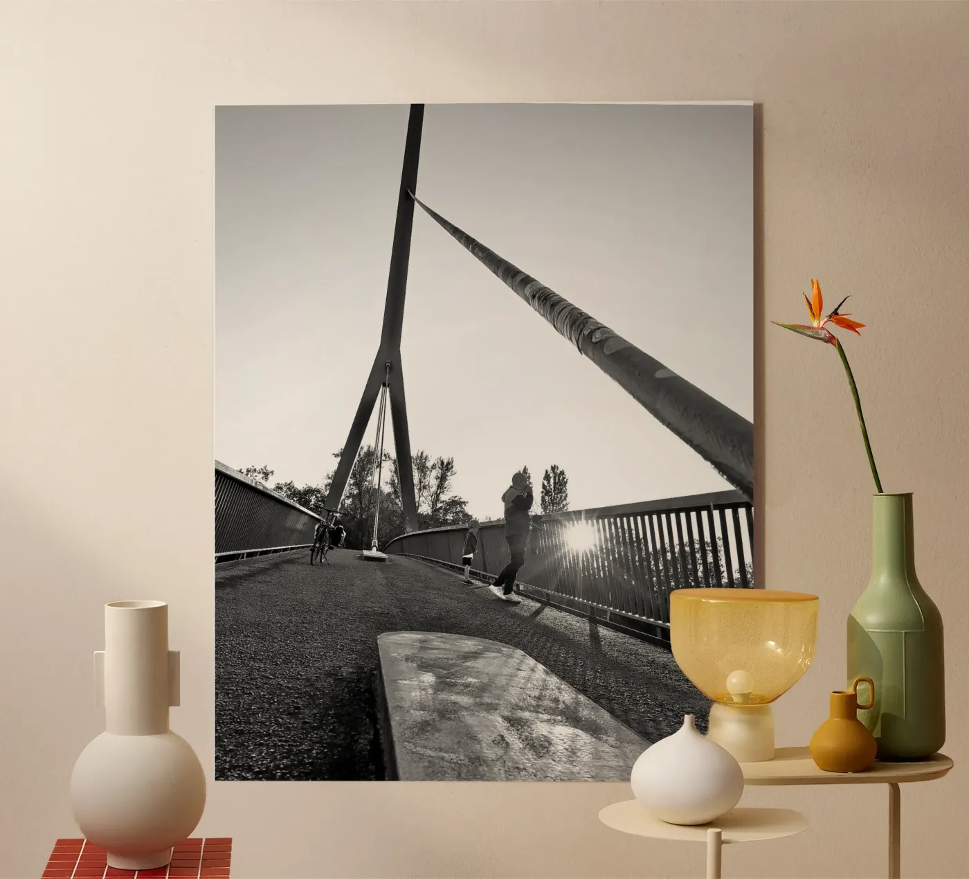 Sunset Brigde Acryl-Glas von Soulshots