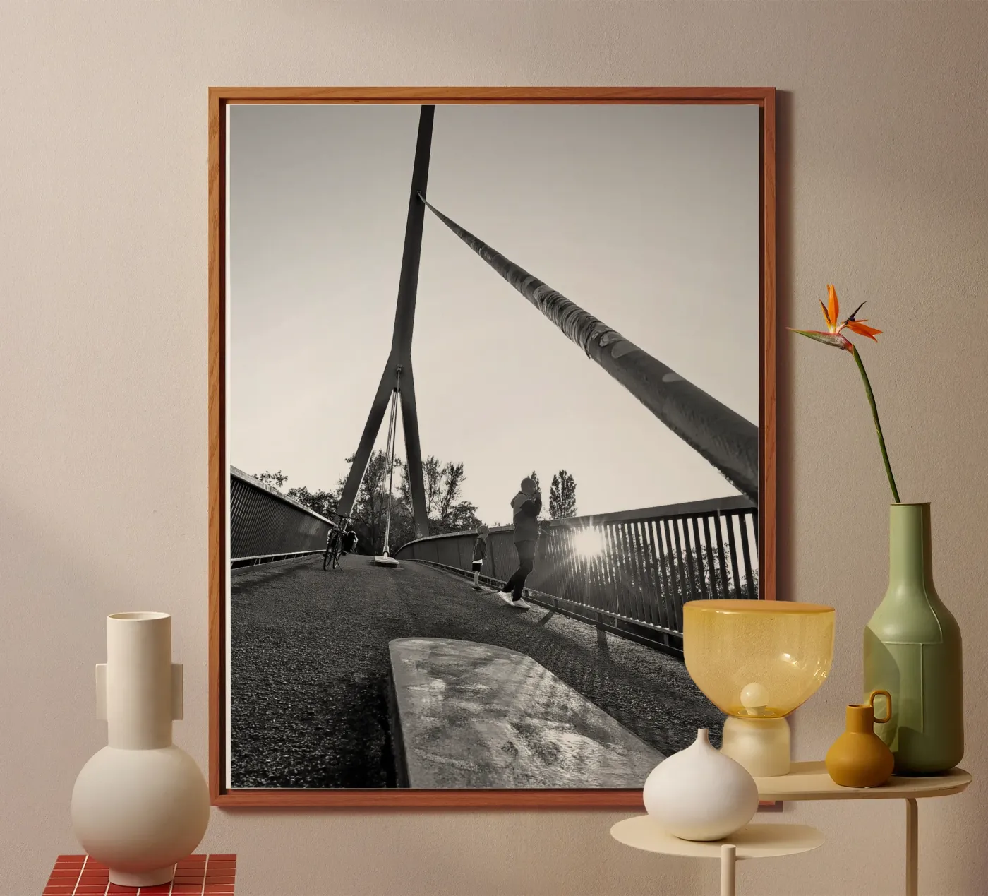 Sunset Brigde pannello forex da Soulshots