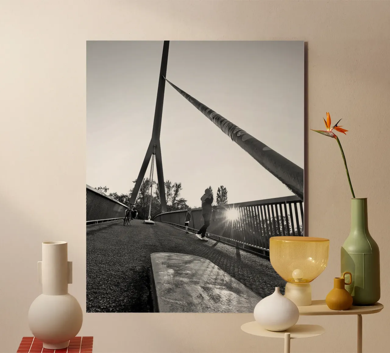 Sunset Brigde pannello forex da Soulshots