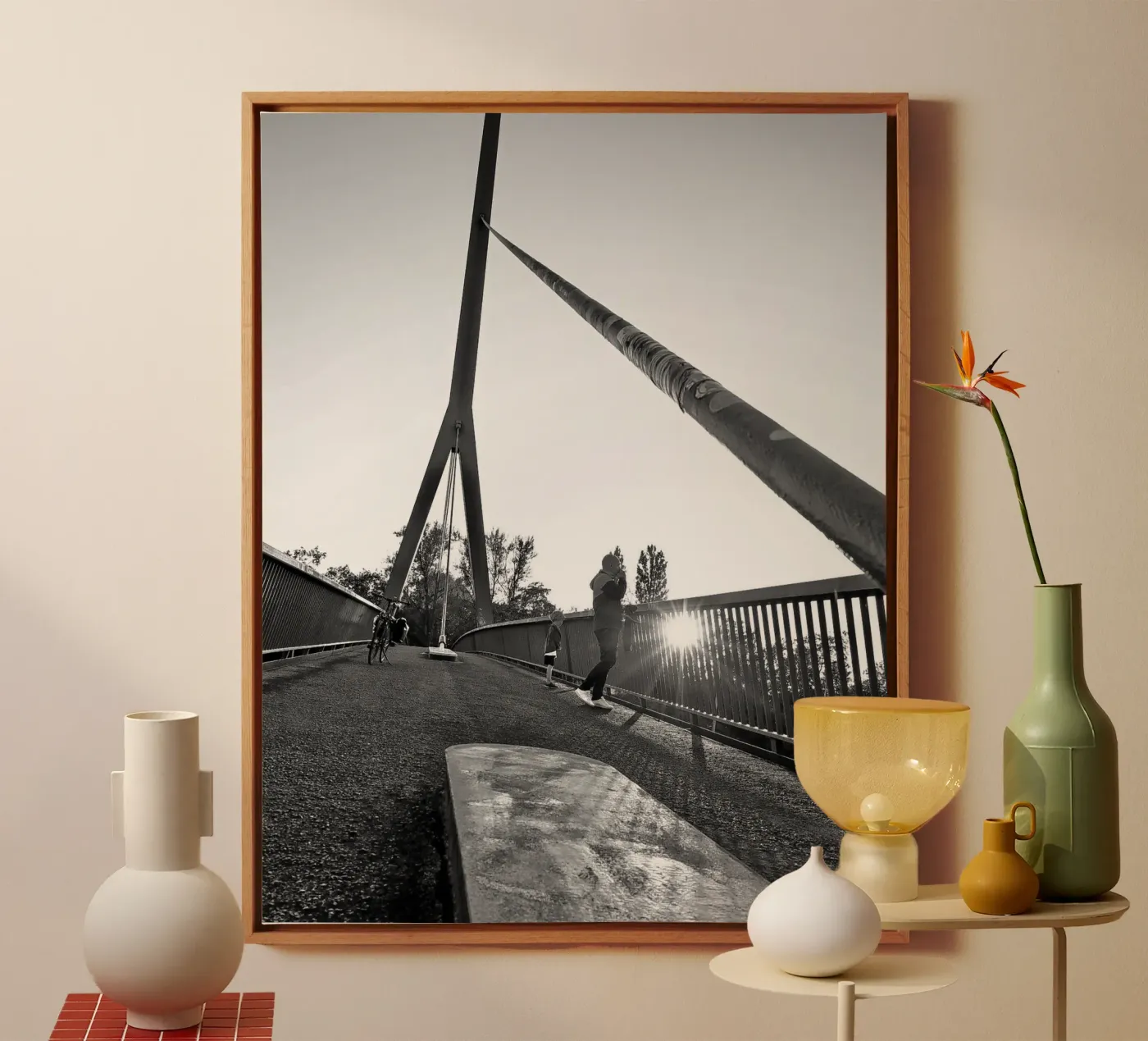Sunset Brigde canvas by Soulshots