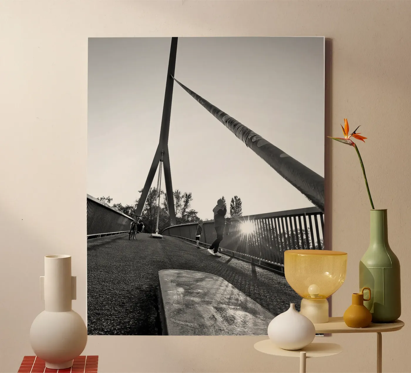 Sunset Brigde canvas by Soulshots