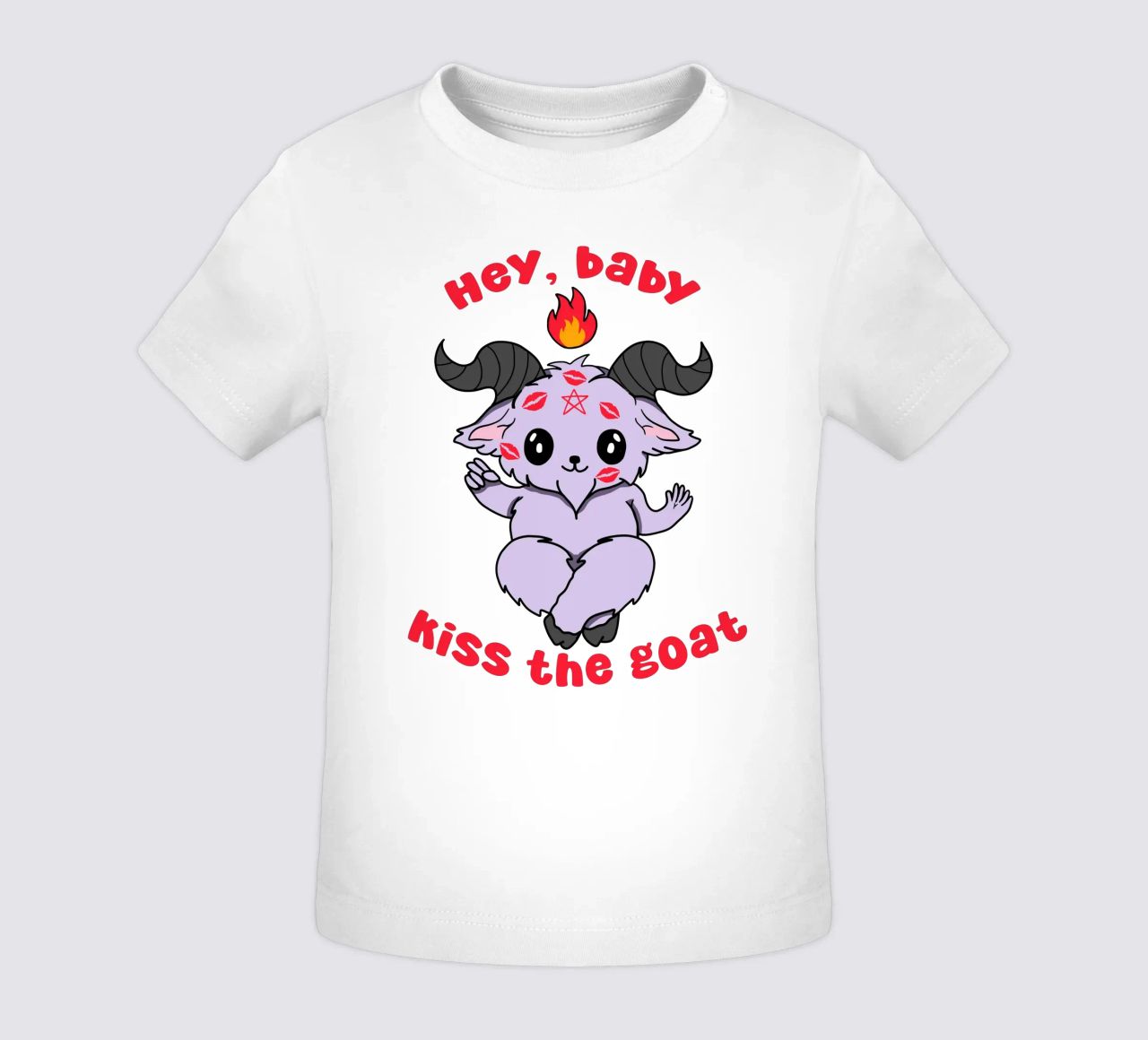 Küss die Ziege Baby T-Shirt von Loobs