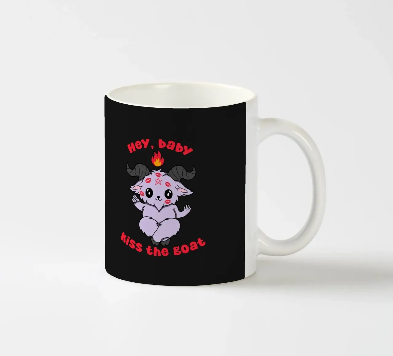 Baciare la capra tazza in ceramica da Loobs