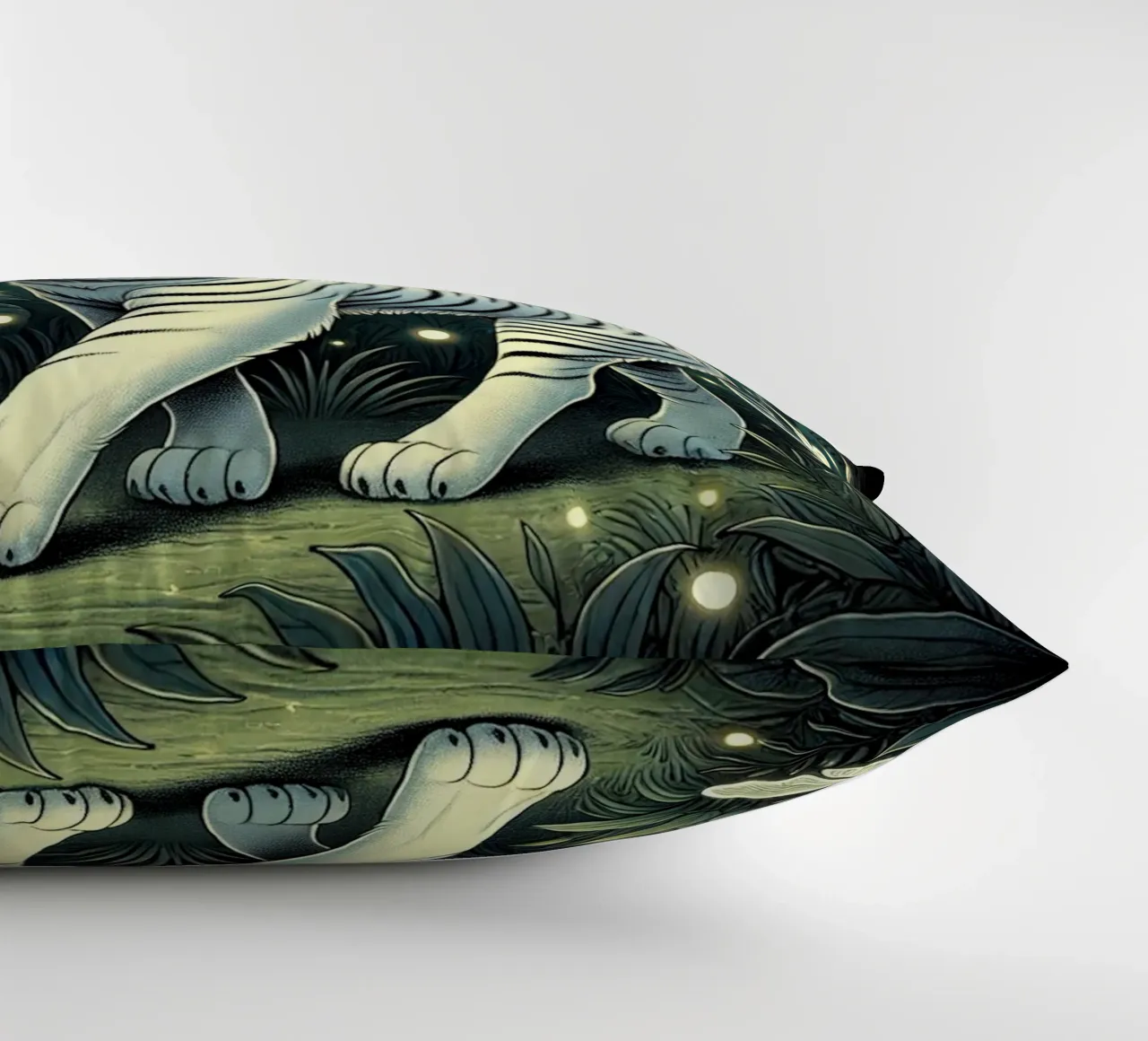 Nocturnal Majesty decorative cushion by FluffyToons