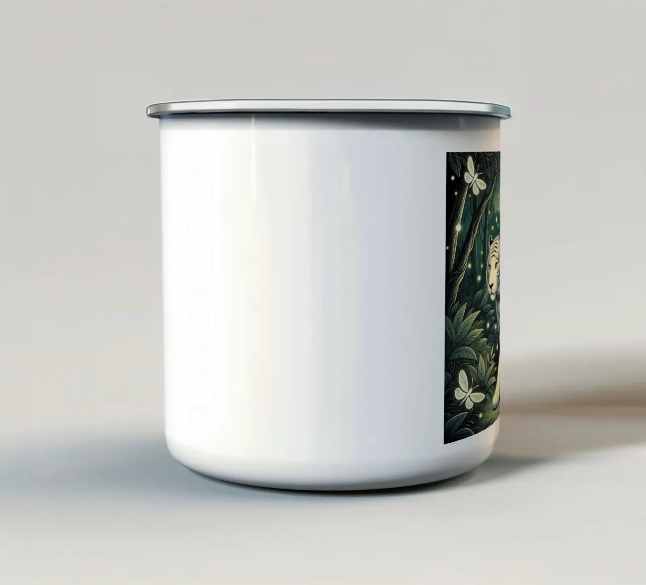 Maestà notturna tazza in smalto da FluffyToons