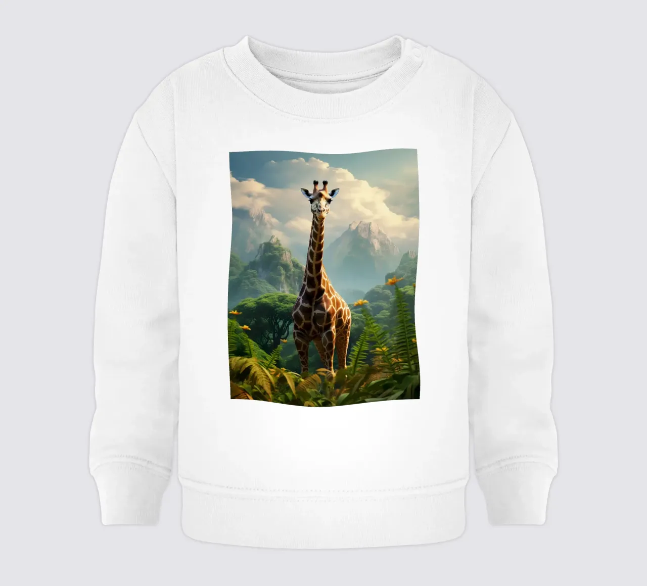 Giraffe Mountains felpa neonato da Mateo
