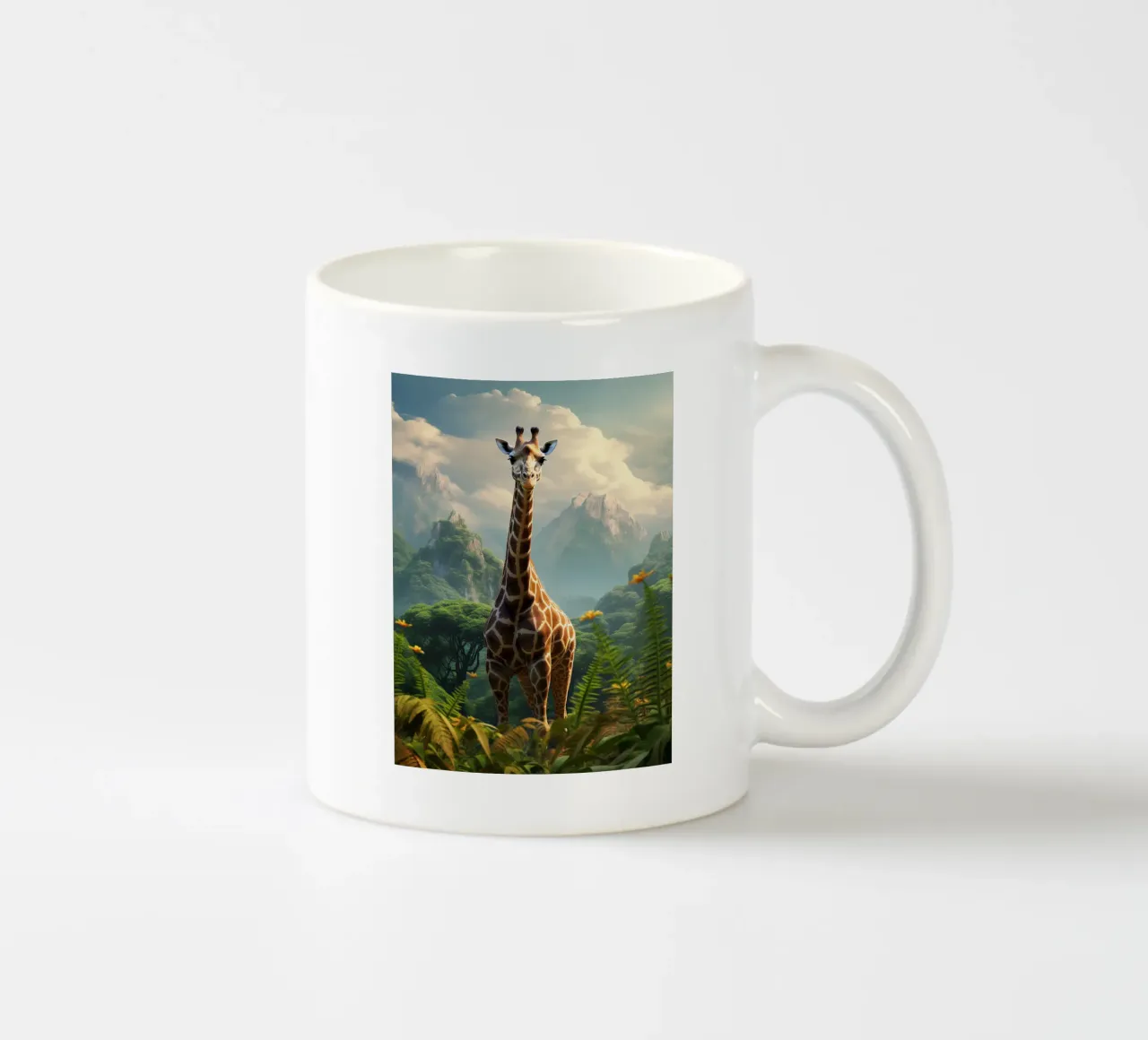 Giraffe Mountains tazza in ceramica da Mateo