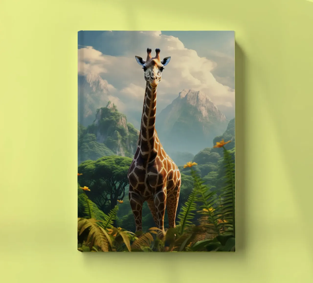 Giraffe Mountains carnet de notes de Mateo