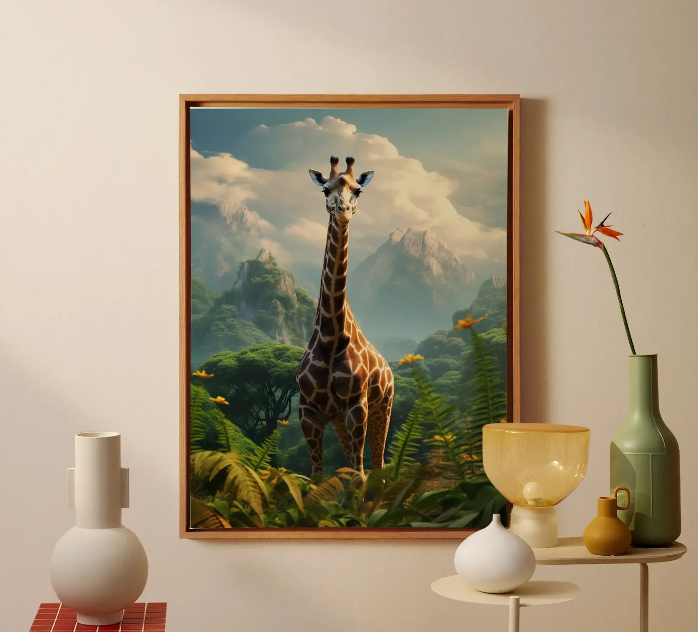 Giraffe Mountains tela da Mateo
