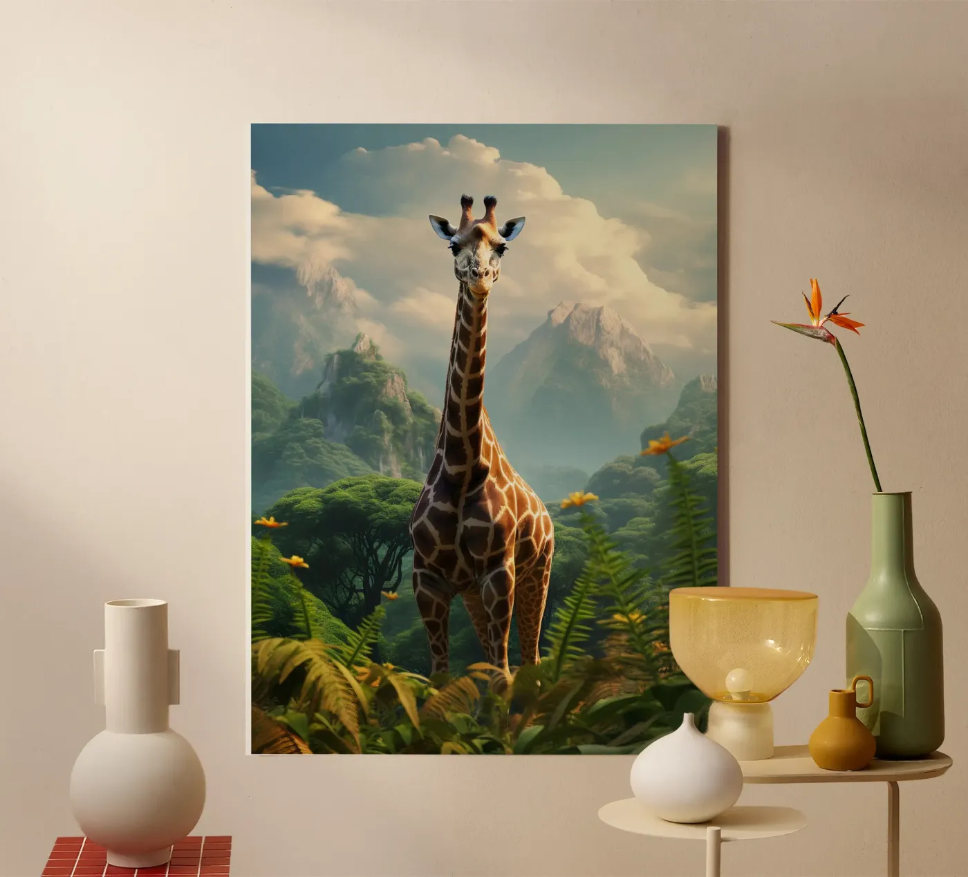 Giraffe Mountains tela da Mateo