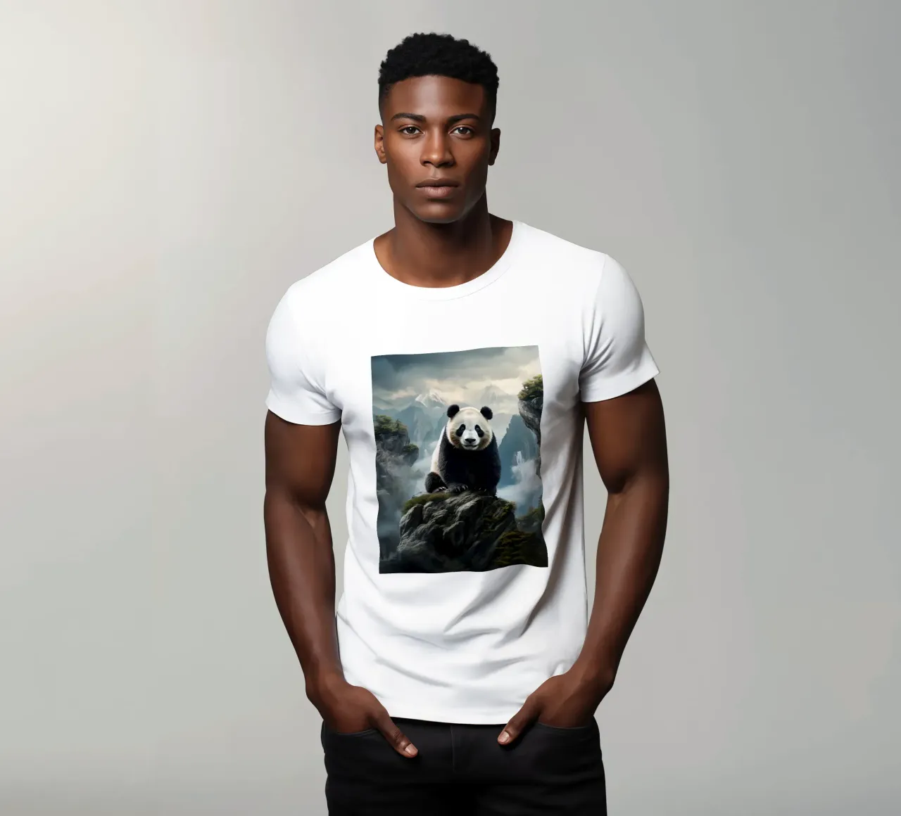 Panda Mountains t-shirt da Mateo