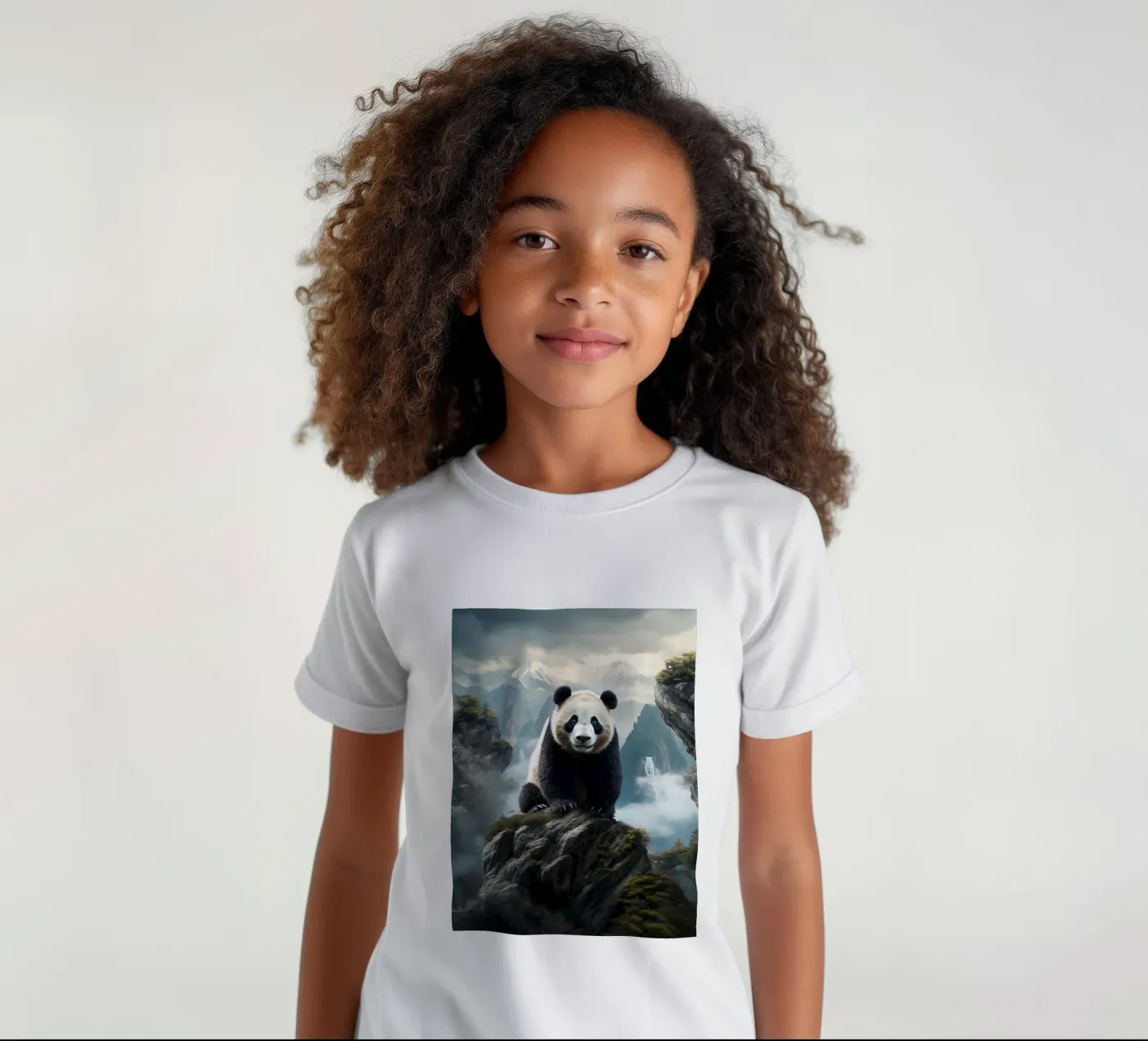 Panda Mountains t-shirt bambini da Mateo