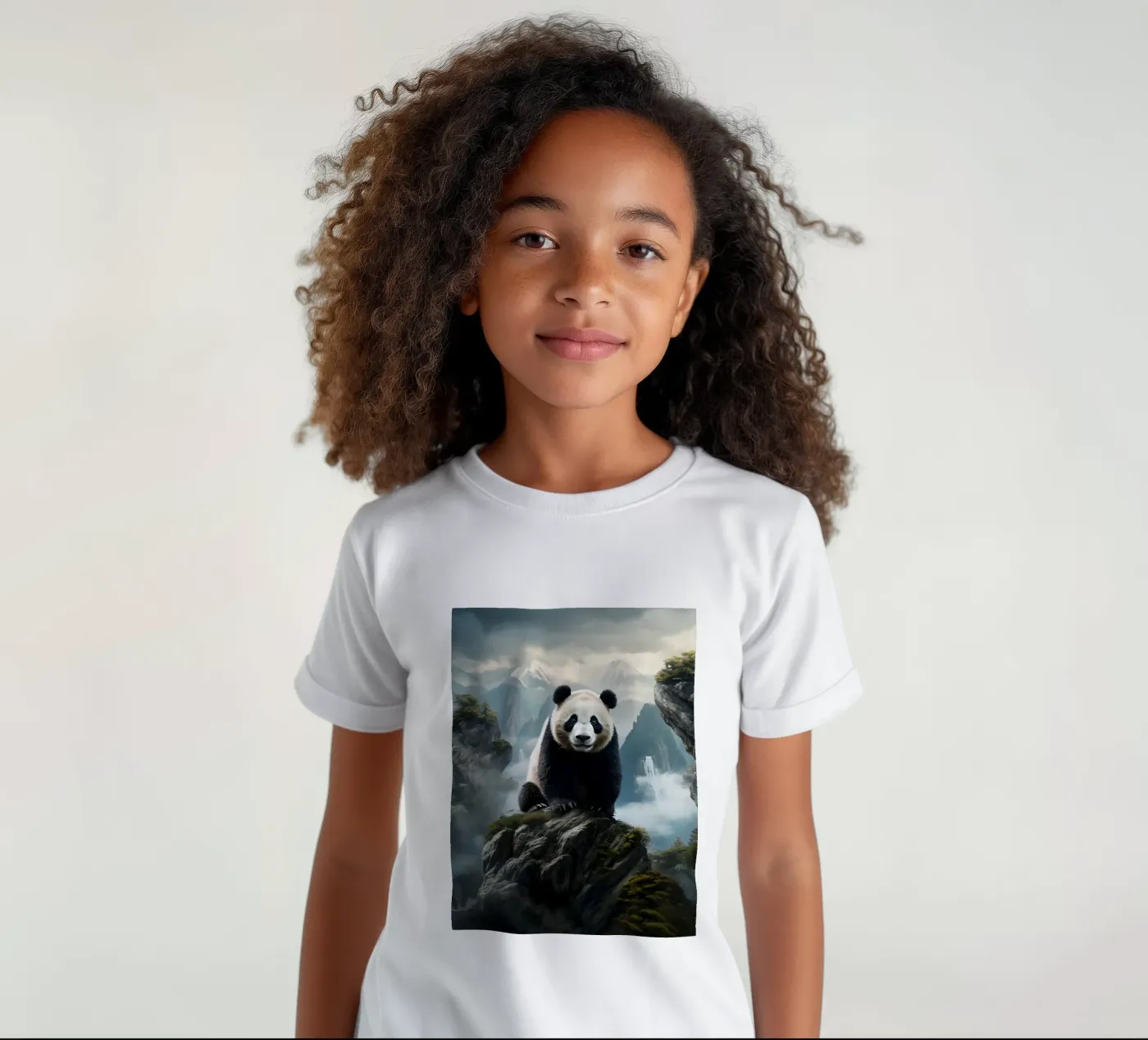Panda Mountains t-shirt bambini da Mateo